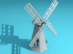windmill 3D print model