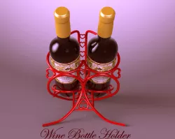 Wine Bottle Holder 3D print model