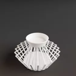 wire candle holder 3D print model