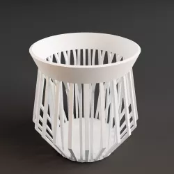 wire candle holder 3D print model
