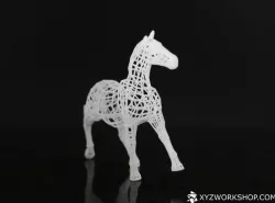 Wireframe Horse- Small 3D print model
