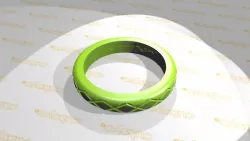 wrist strap 3D print model