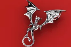 Wyvern pendant 3D print model