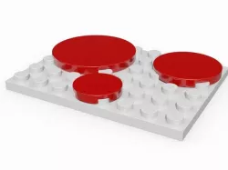 2x2, 3x3, 4x4 round tiles.