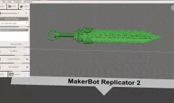 Ancient sword 2 3D print model
