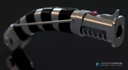 Asajj Ventress lightsabers 3D print model