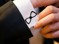 Bow Cufflinks 3D print model