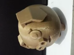 Cartoon chibbi pig 3D print model