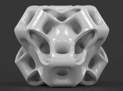 Cubic Gyroid Sculpture 3D print model