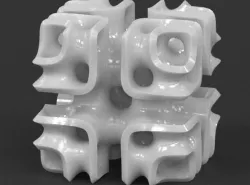 Cubic Lattice Sculpture 3D print model