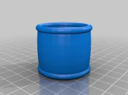 Cylindrical napkin ring