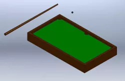 Desktop Pool Table 3D print model