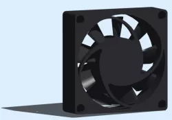 Electronics Computer Cooling Fan 3D print model