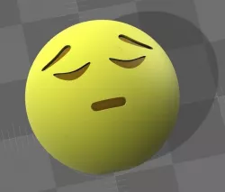 Emoji 3D print model