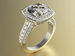 Engagement Ring 3D print model