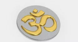hinduism indian god om 3D print model