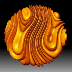Lava flow by Bonitum 3D print model