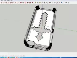 Minecraft Sword iPhone 5c case