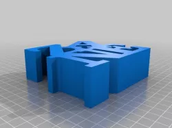 My Customized WORD Sculpture