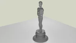 Oscar Statue 3D print model