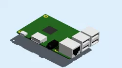 Raspberry Pi  3D print model