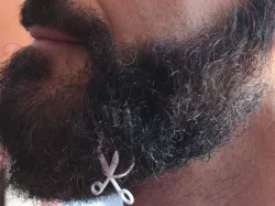 Scissors for beard - lateral wearing 3D print model