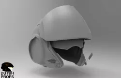 Star Wars Episode 7 pilot helmet for 3d print 3D print model