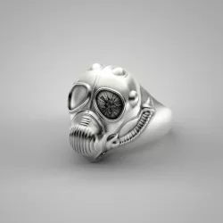 Steampunk Ring 3D print model