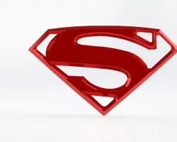 Superman 3D print model