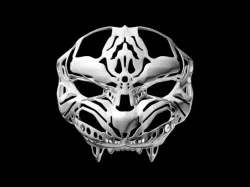 Tiger Face 3D print model