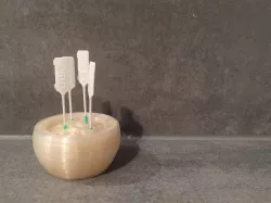 Tooth or food pick bowl 3D print model