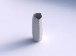 Vase arc hexagon with sections and twisted lines 3D print model