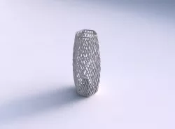 Vase hexagon with lattice tiles  3D print model
