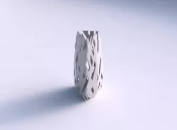 Vase triangle with cuts 3D print model