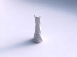 Vase twisted squeezed and bent hexagon 2  with small horizont... 3D print model