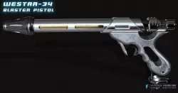 WESTAR-34  blaster 3D print model