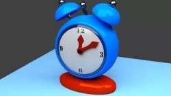 Alarm clock 3D print model