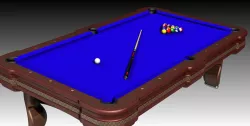 Billiards Table 3D print model