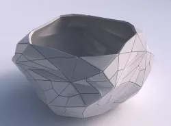 Bowl helix with mosaic plates 3D print model