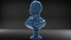 Bust Girl Print 3D print model