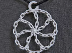 Chain Link Pendant 3D print model