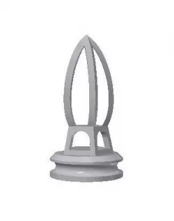 chess bishop 3D print model