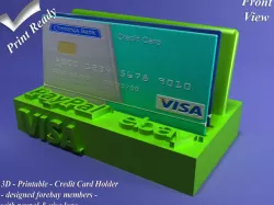Credit Card Holder 3D print model