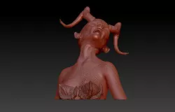 DEMON GIRL 3D print model