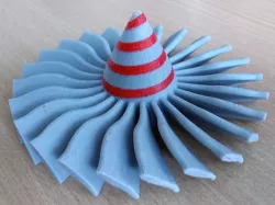 Dual Color Fan for GE's Build Your Own Jet Engine