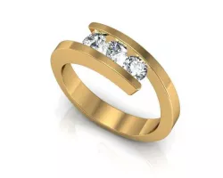 Gem Rings 3D print model