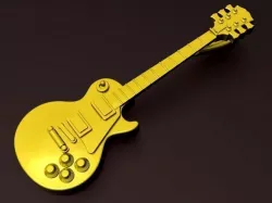 Gibson LesPaul Pendant 3D print model