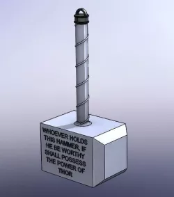 Hammer of Thor - Mjolnir 3D print model