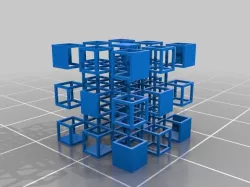 Interlinked cube die