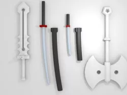 Modio Part: Katana and Wakizashi